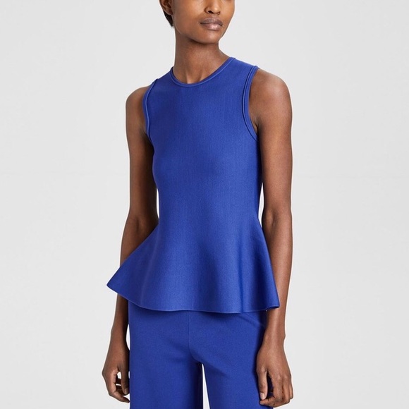 theory classic peplum top